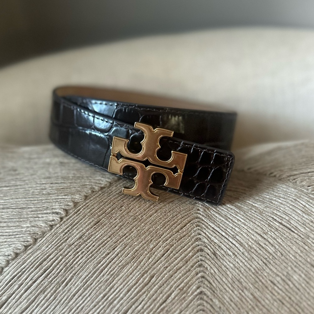 Brand new brown leather Tory Burch Belt